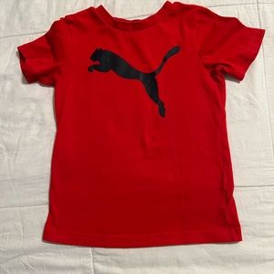 Little boys Puma shirt size 4t